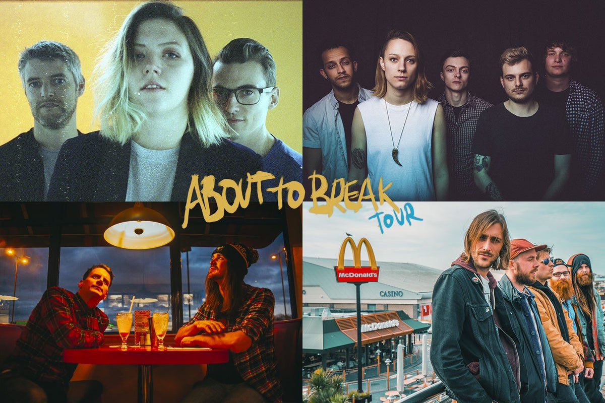 Drones join Haggard Cat, Bitch Falcon and InTechnicolour on 'About To Break Tour'.