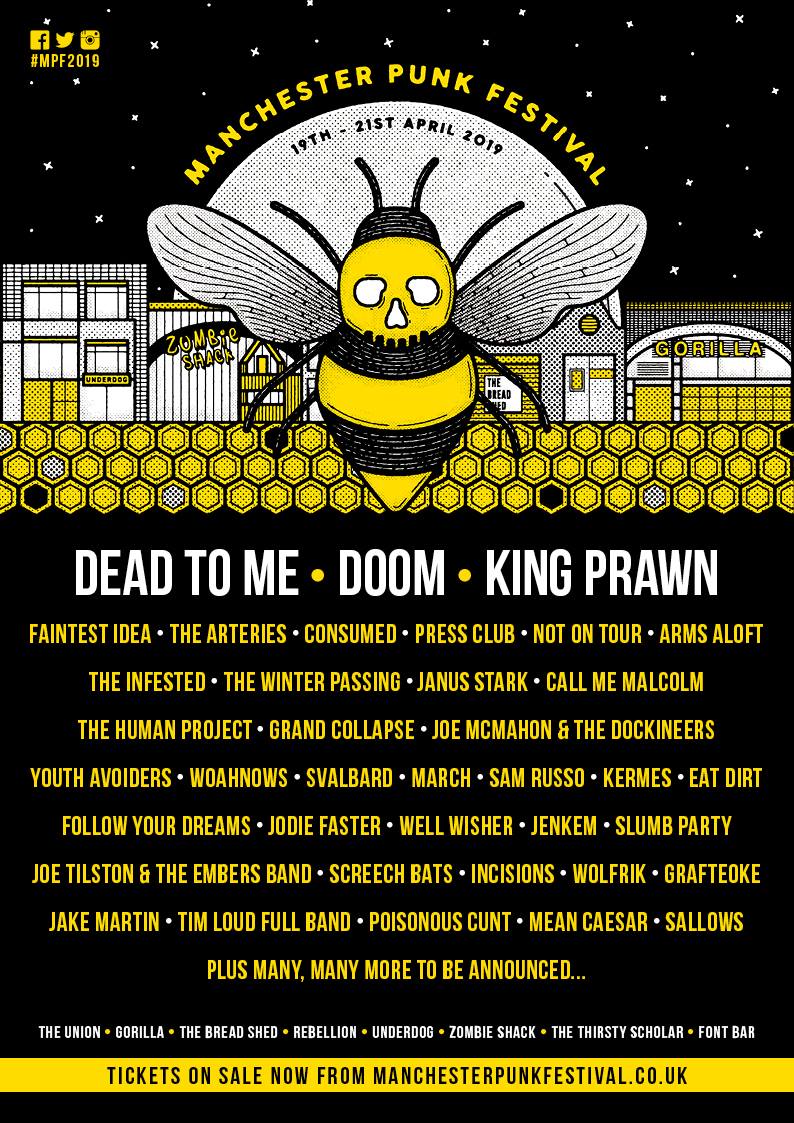 Manchester Punk Festival Announce First Wave Of Bands