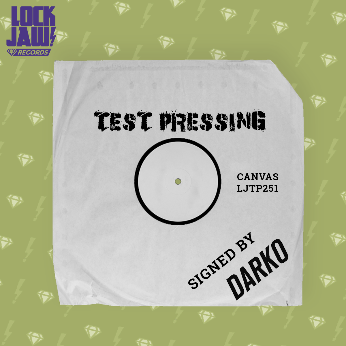 Canvas - DARKO -  Signed Test Pressing