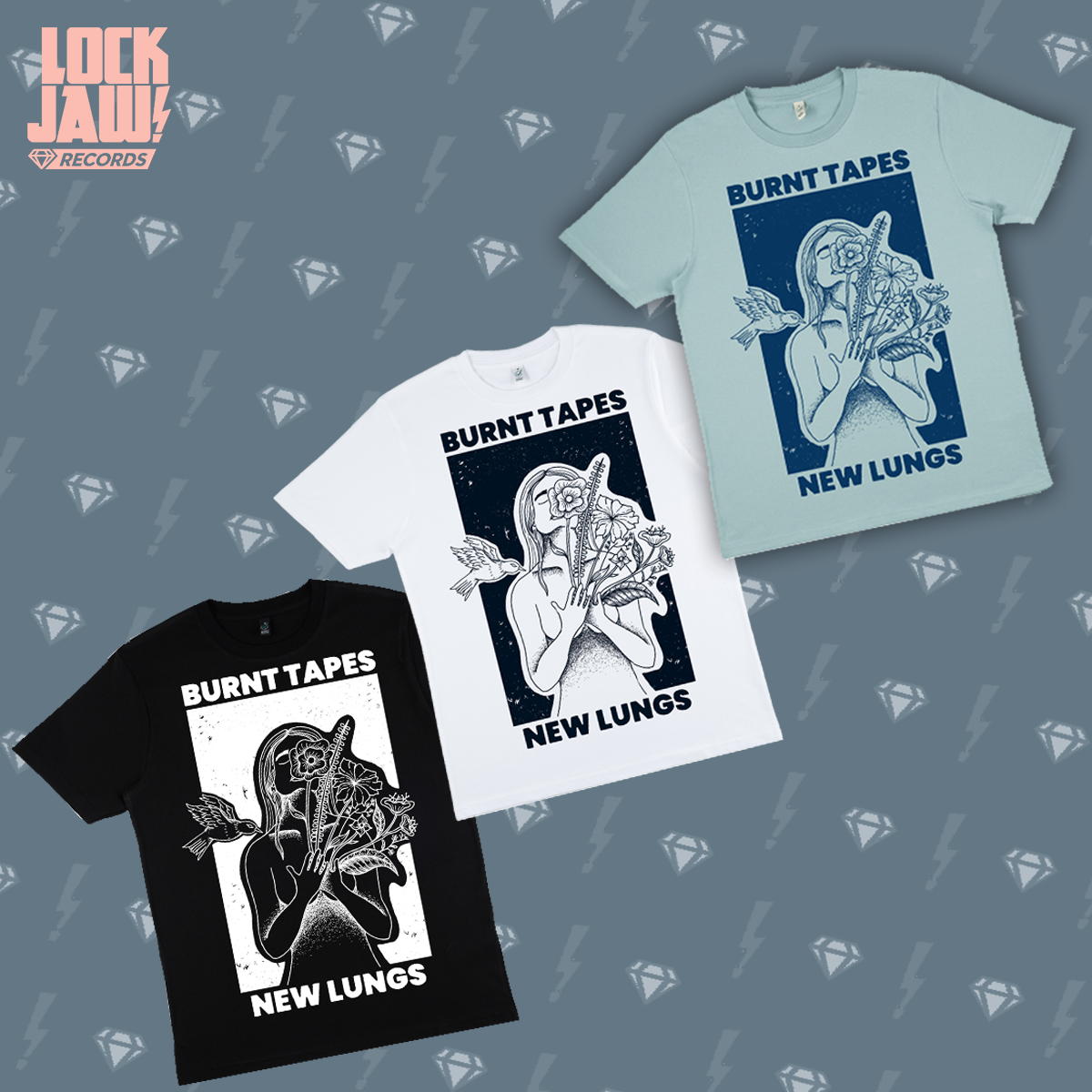 New Lungs - Burnt Tapes - T-Shirt