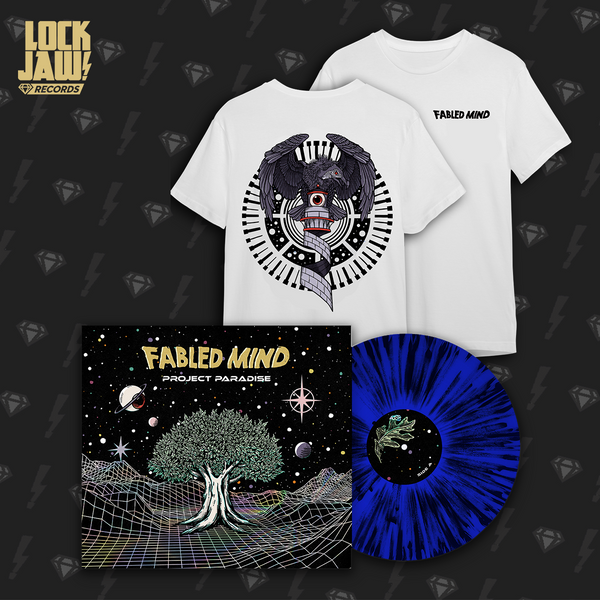 Project Paradise - Fabled Mind - Space Splatter Vinyl & Vultures Shirt Bundle