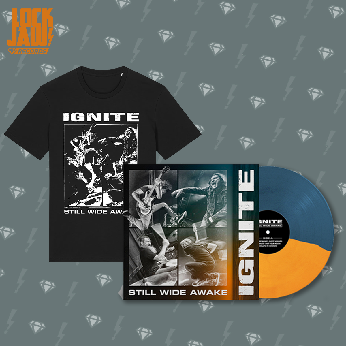 Still Wide Awake - Ignite - T-shirt & 12" Vinyl Bundle