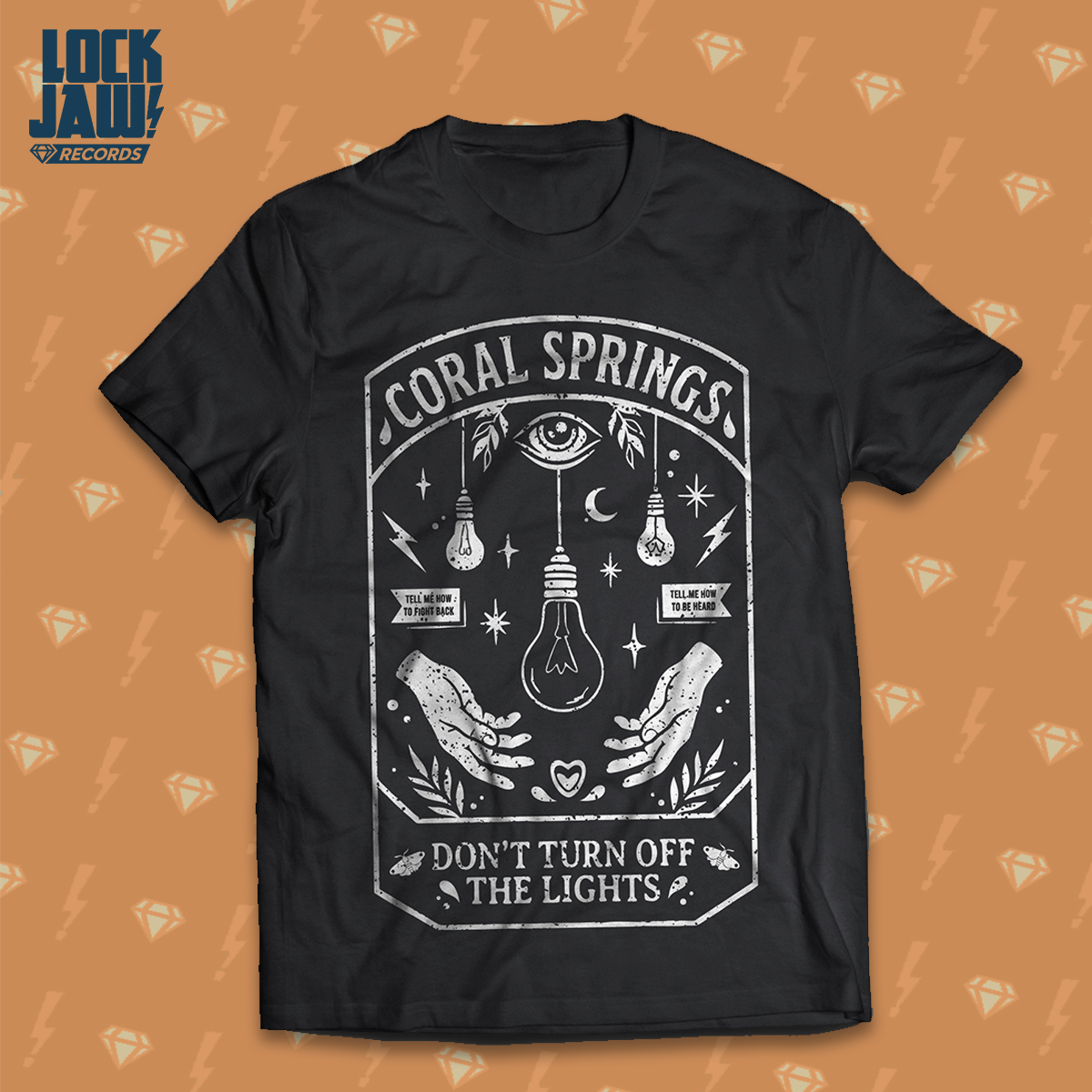 Coral Springs – Don't Turn Off The Lights – T-shirt
