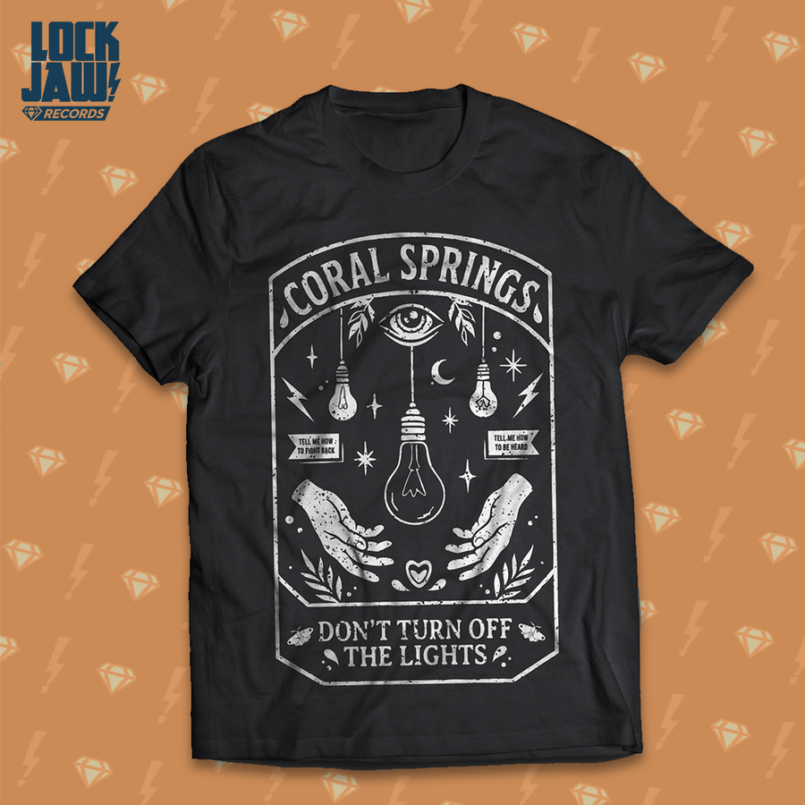 Coral Springs – Don't Turn Off The Lights – T-shirt