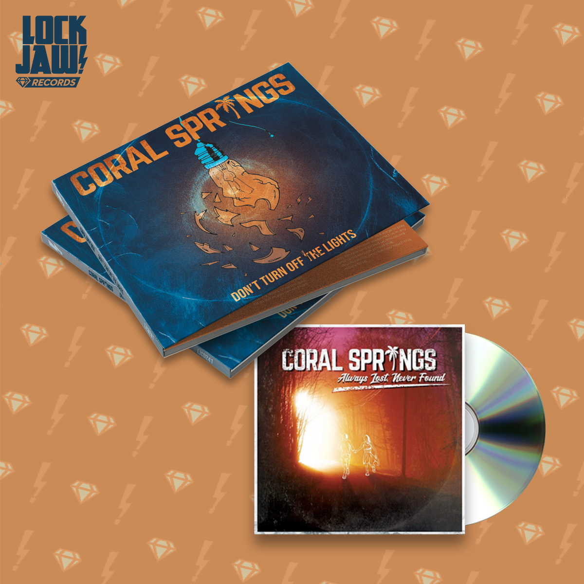 Coral Springs – Don't Turn Off The Lights & Always Lost Never Found – CD Bundle