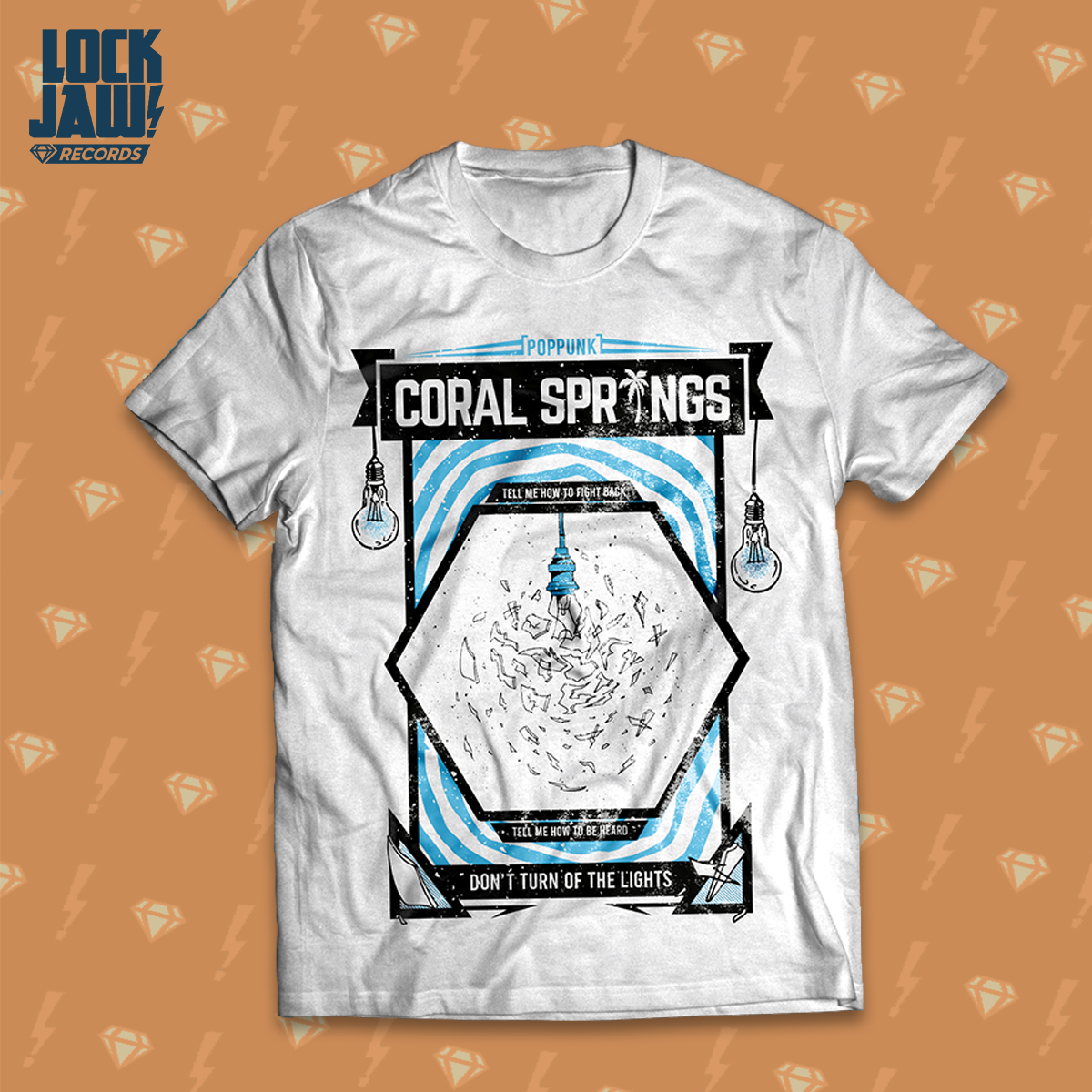 Coral Springs – Don't Turn Off The Lights – T-shirt