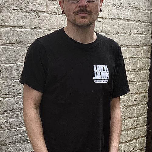 Diamond Monochrome Logo Pocket - Lockjaw Records - T-Shirt (Embroidered Pocket)