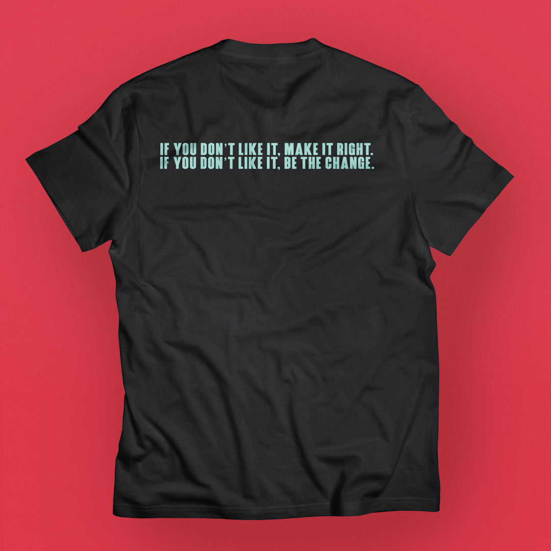 Exiled Cover Art - Drones - T-Shirt w Backprint