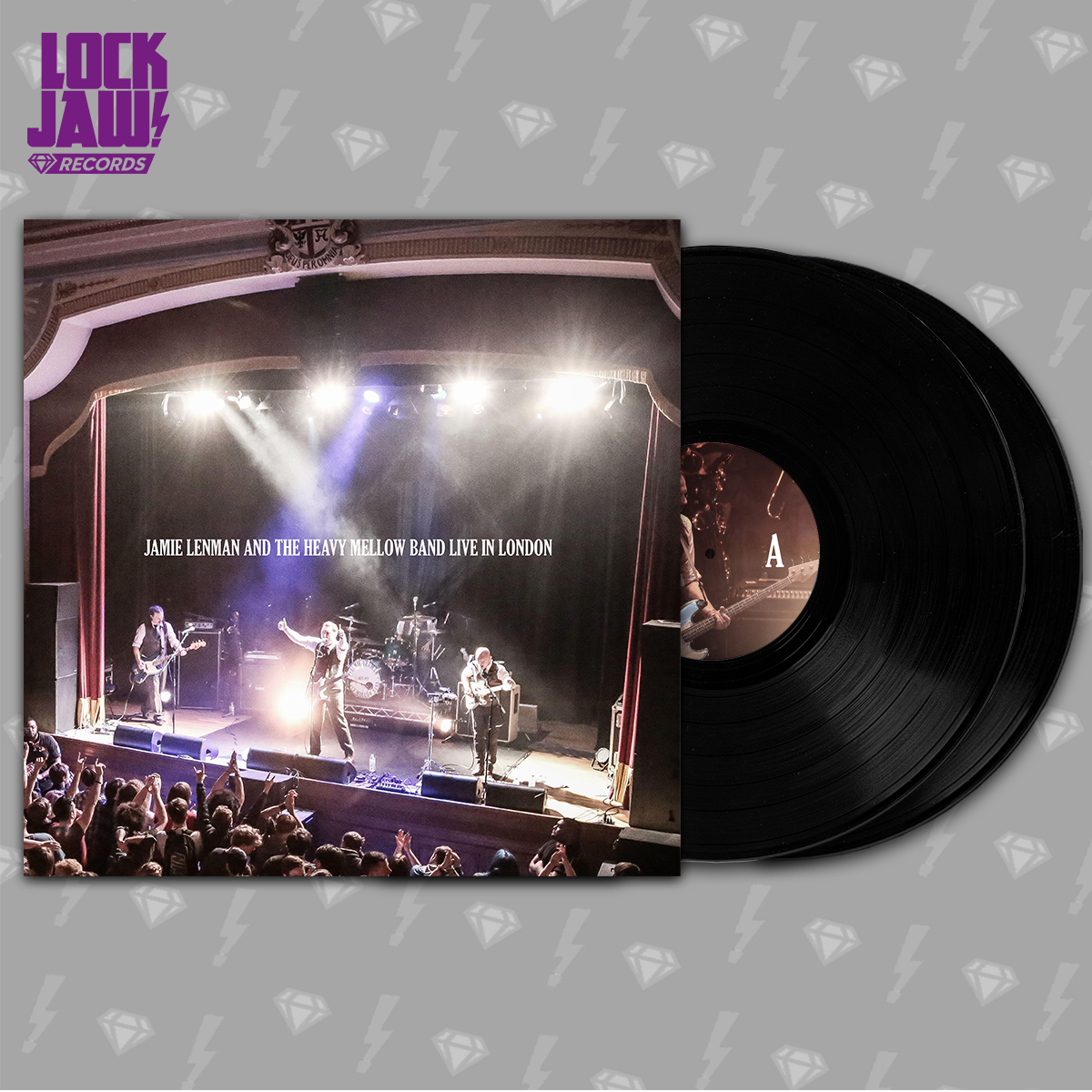 Live In London - Jamie Lenman and The Heavy Mellow Band - Double 12" Vinyl