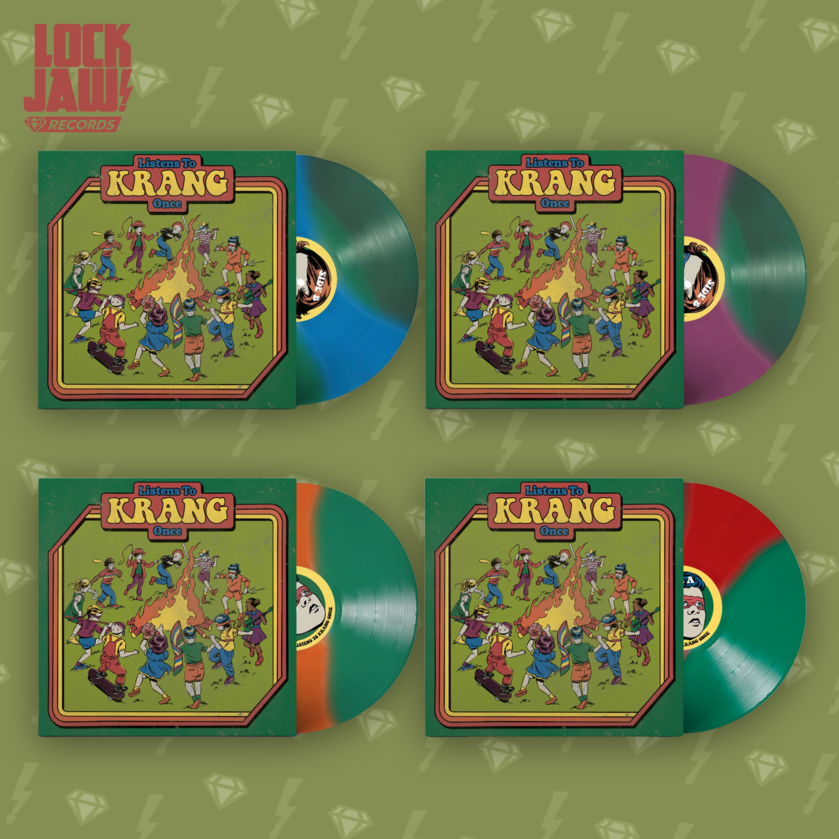 Listens to KRANG Once - KRANG -  12" Vinyl
