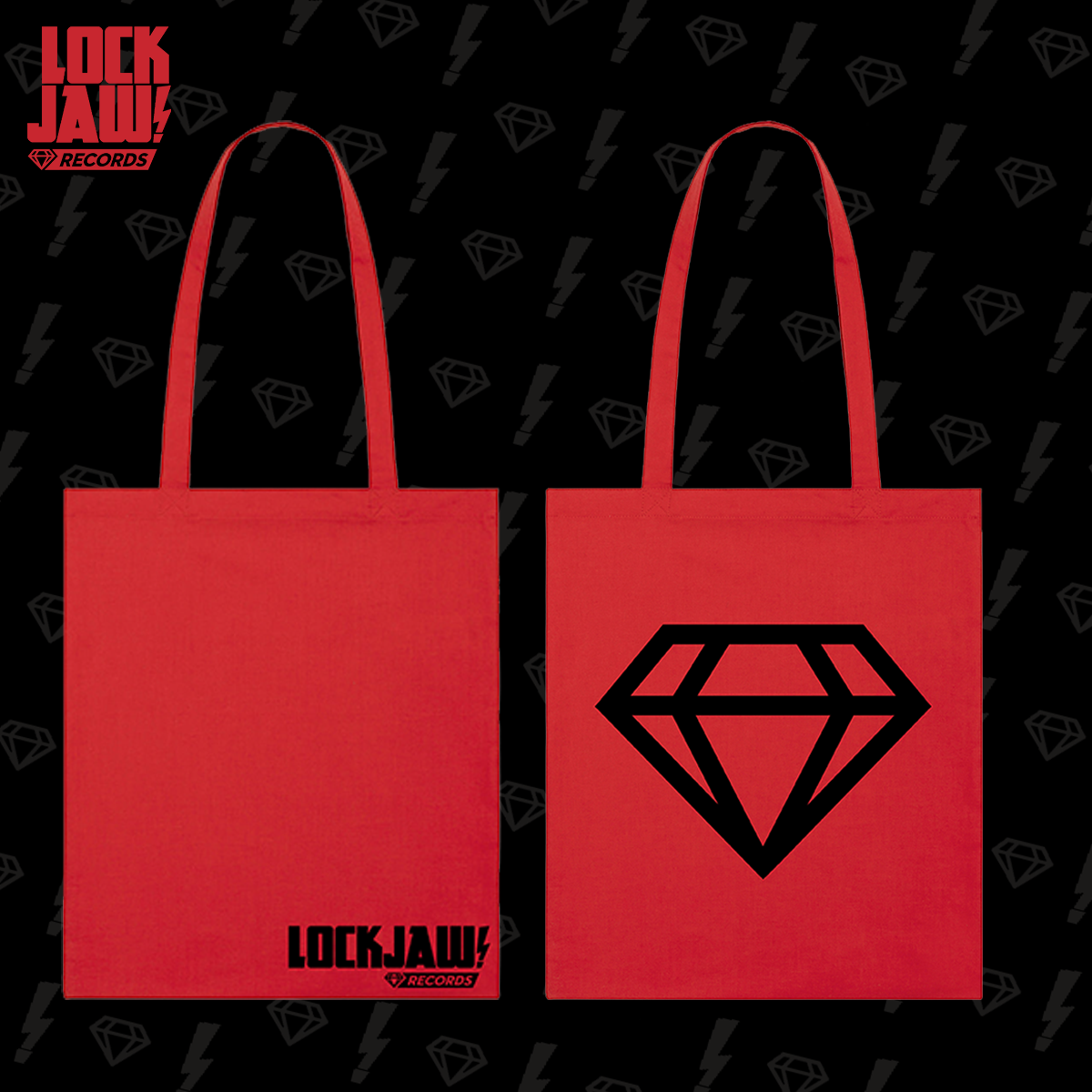 The Drop - Lockjaw Records - Red Totebag