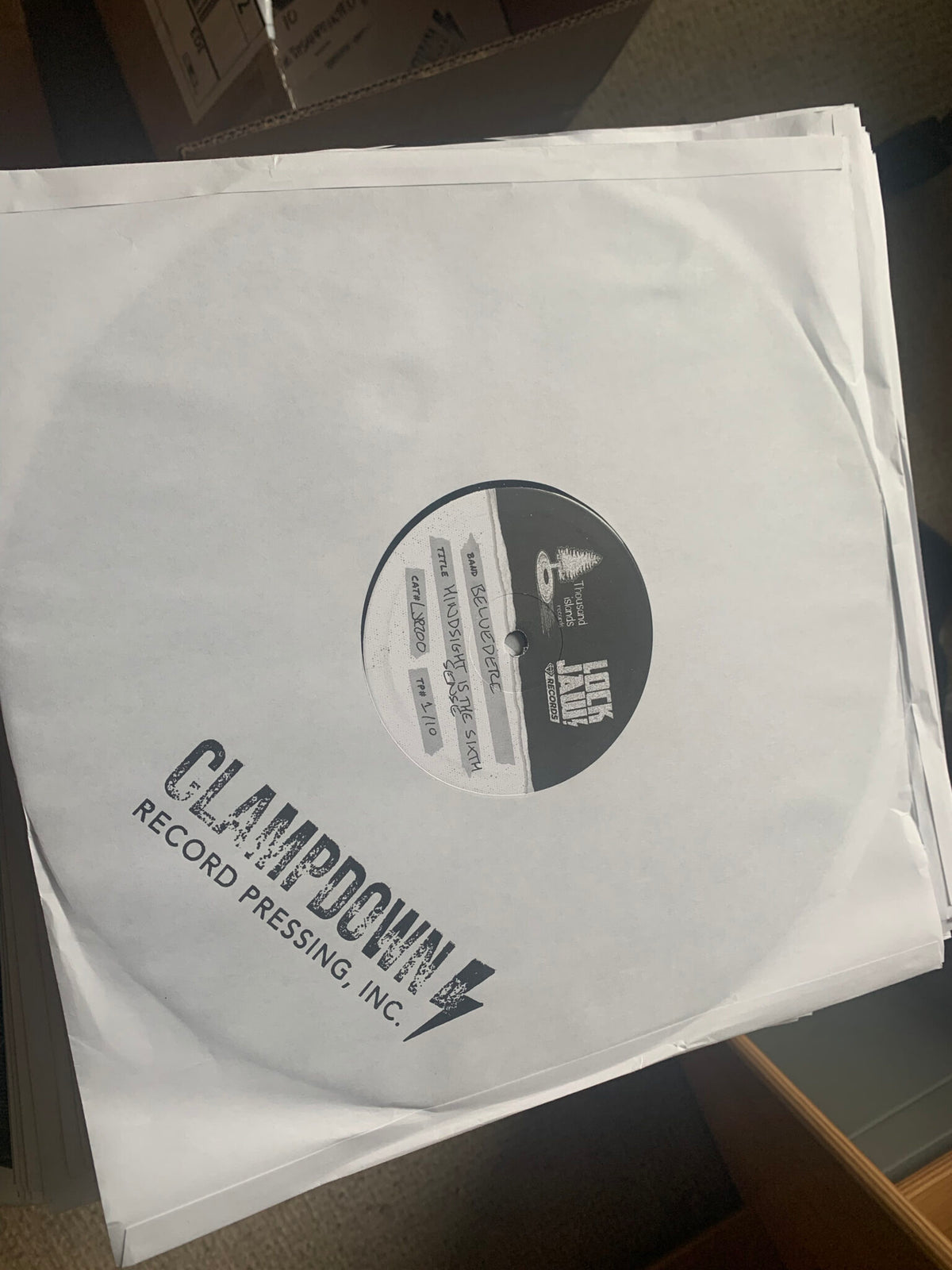 TEST PRESS - Hindsight is the Sixth Sense - Belvedere