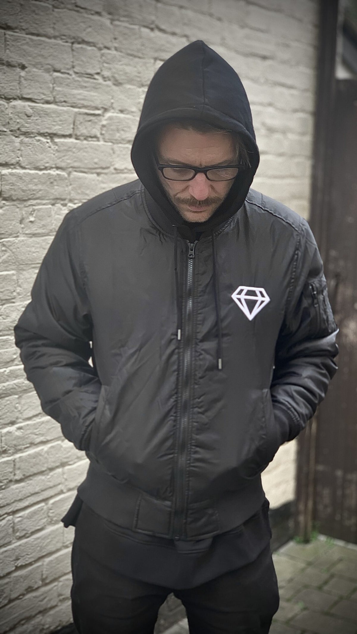 Diamond Monochrome - Lockjaw Records - Bomber Jacket