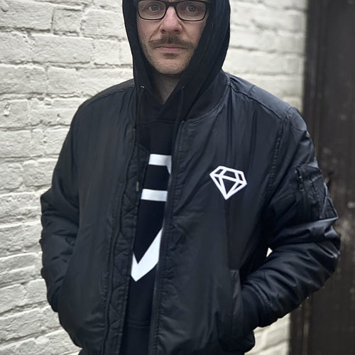 Diamond Monochrome - Lockjaw Records - Bomber Jacket