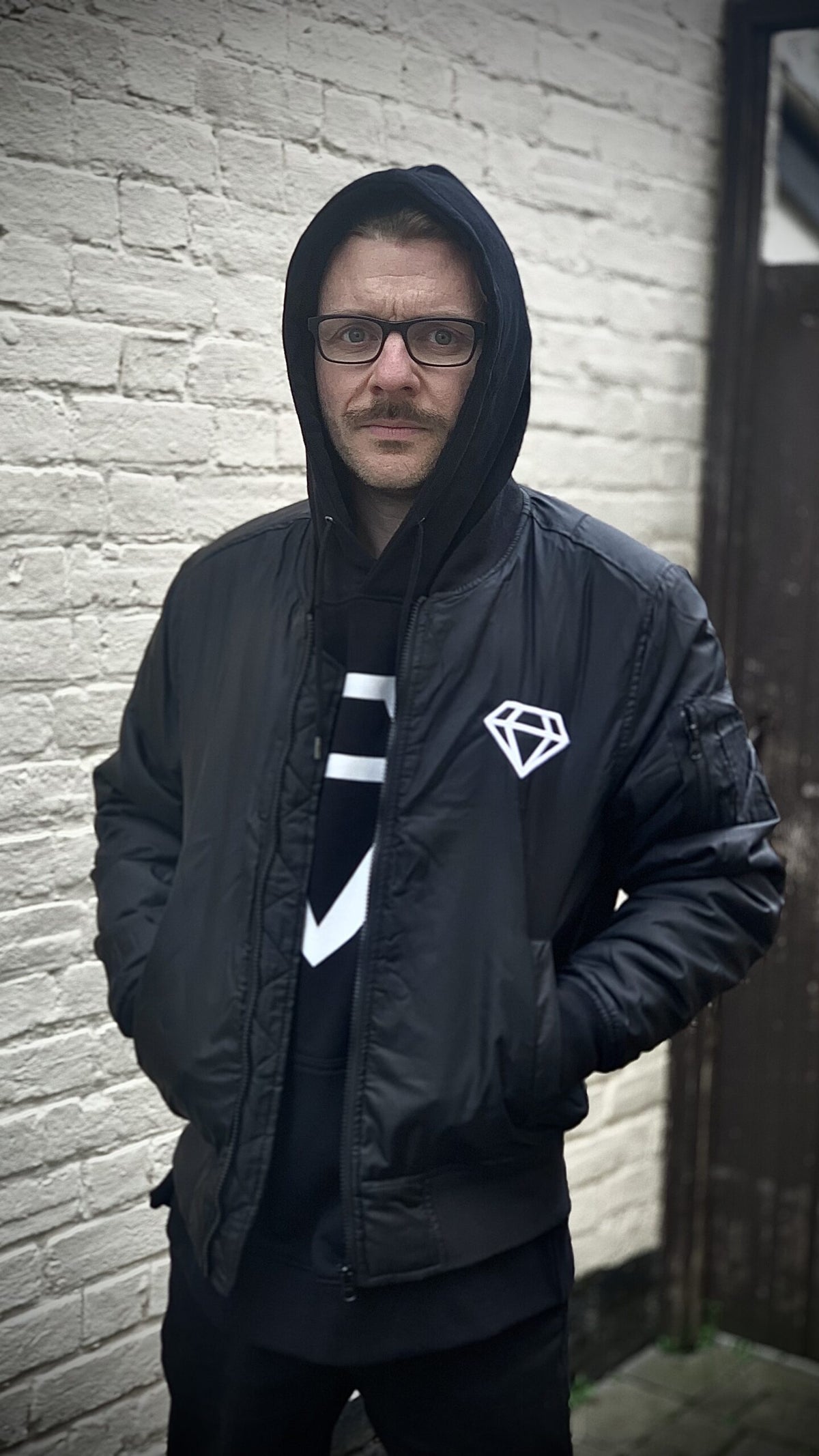 Diamond Monochrome - Lockjaw Records - Bomber Jacket