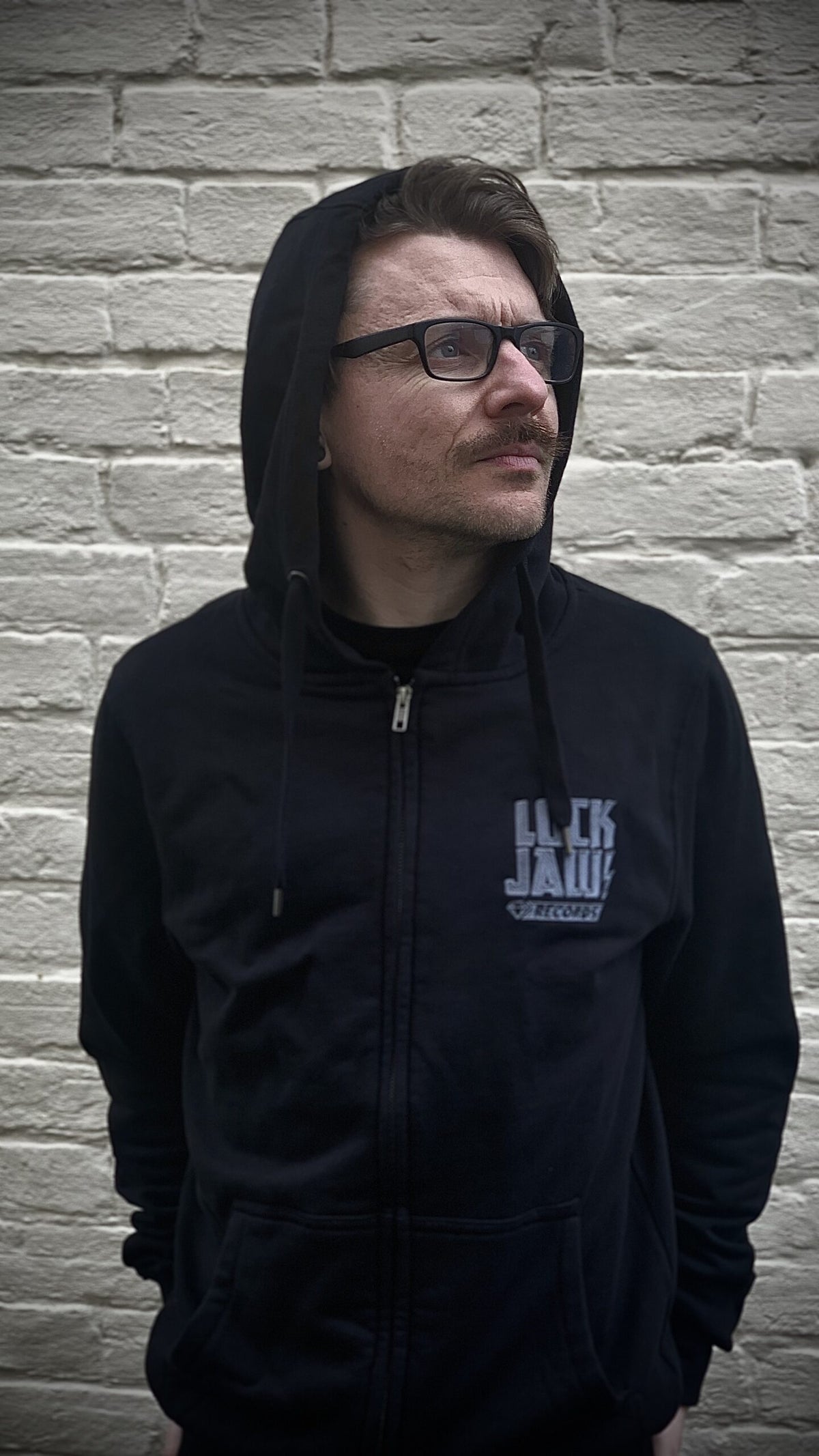 Diamond Monochrome - Lockjaw Records - Zip-up Hoodie