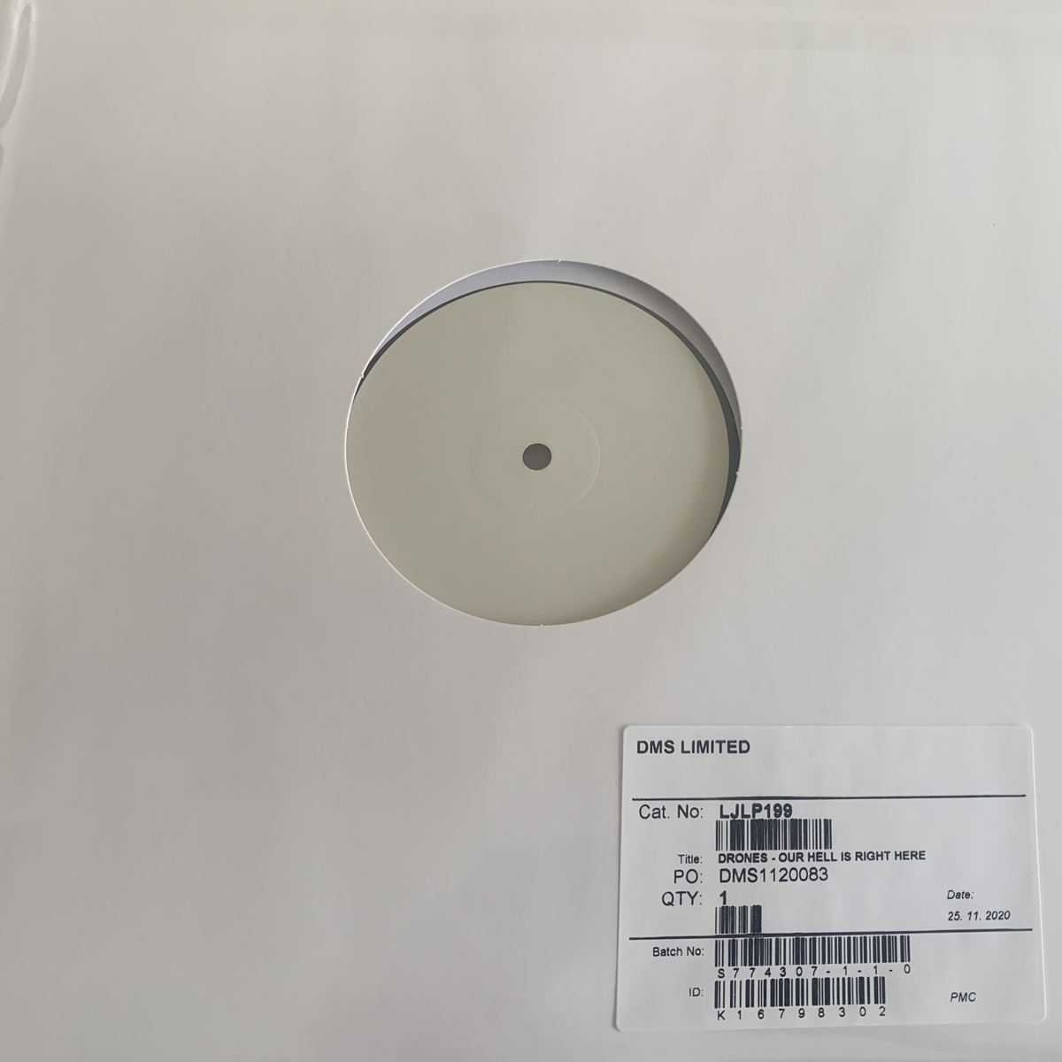 Our Hell Is Right Here - Drones - Test Pressing