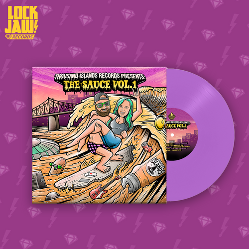 The Sauce Vol.1  Compilation - Thousand Islands Records - 12" Purple Vinyl