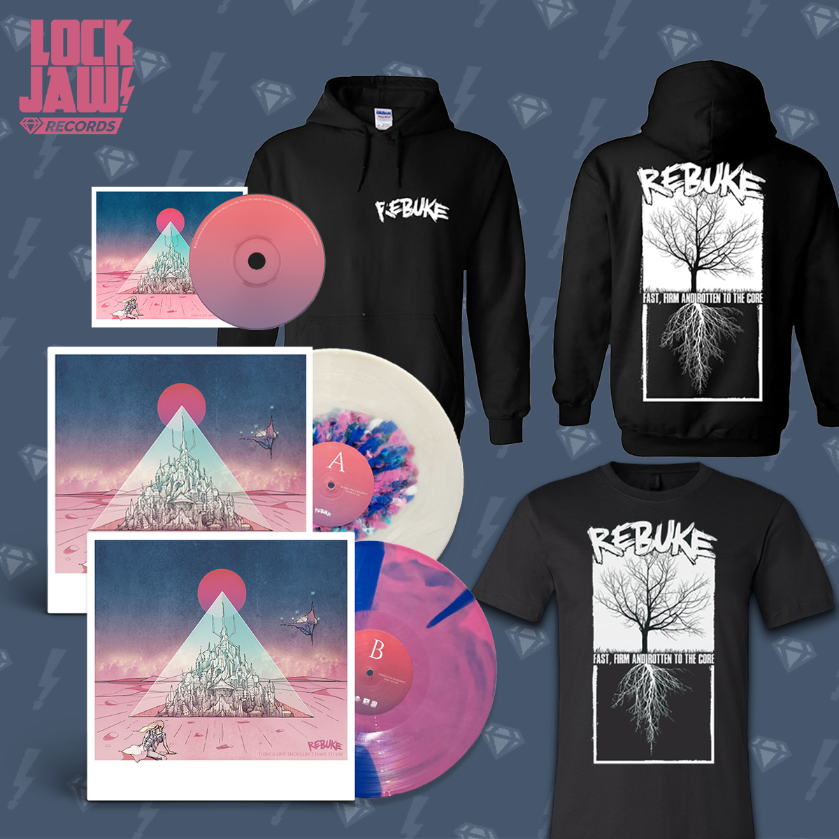Rebuke - 12" Vinyl, CD, Hoodie and T-Shirt - The Universal Bundle