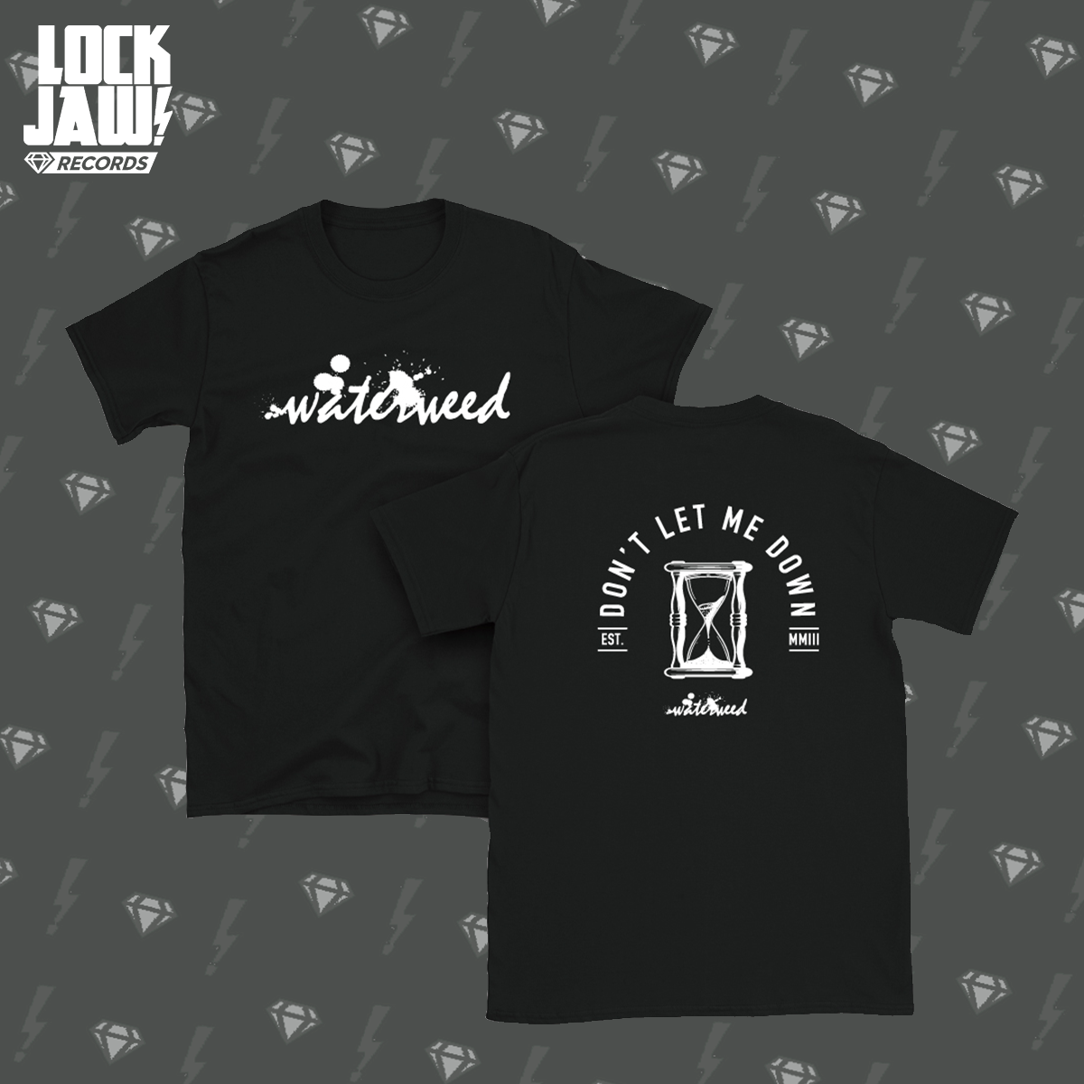 Don't Let Me Down (Hourglass) - waterweed - T-shirt
