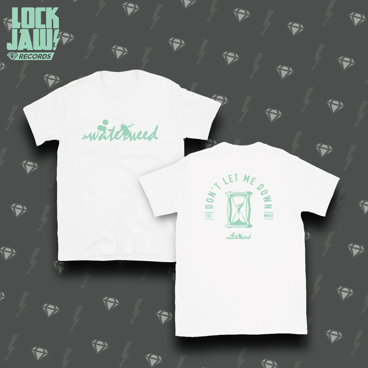 Don't Let Me Down (Hourglass) - waterweed - T-shirt